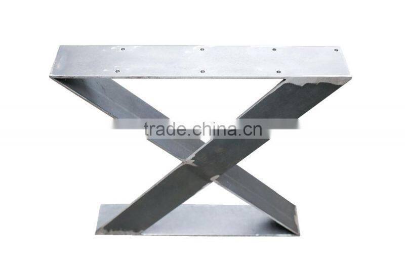 16 inch flat steel ZX metal wood table leg,iron table base,wholesale table feet