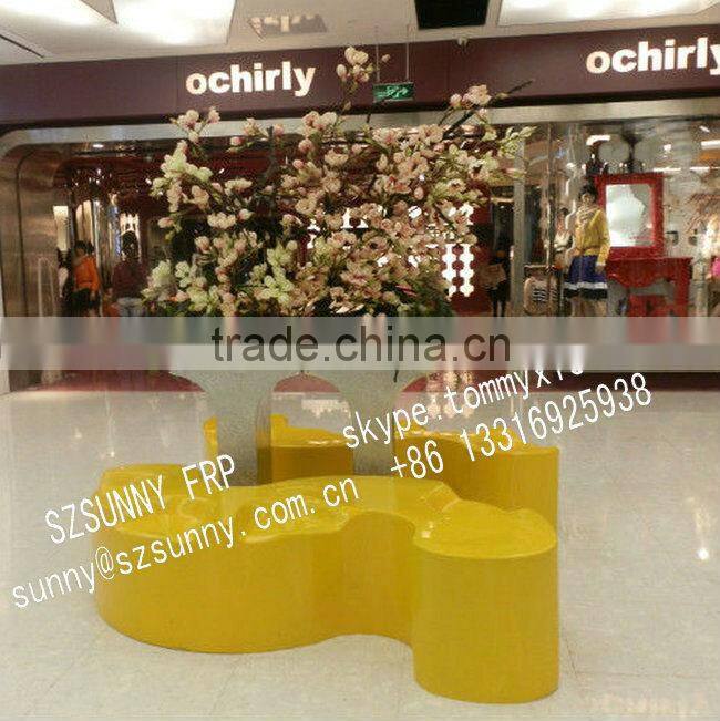 Fiberglass modern chair