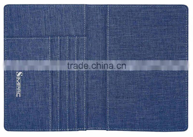 Fabric Passport Holder Wallet Cover Case RFID Blocking Travel Wallet