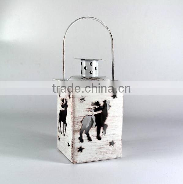 Mini christmas deer lantern