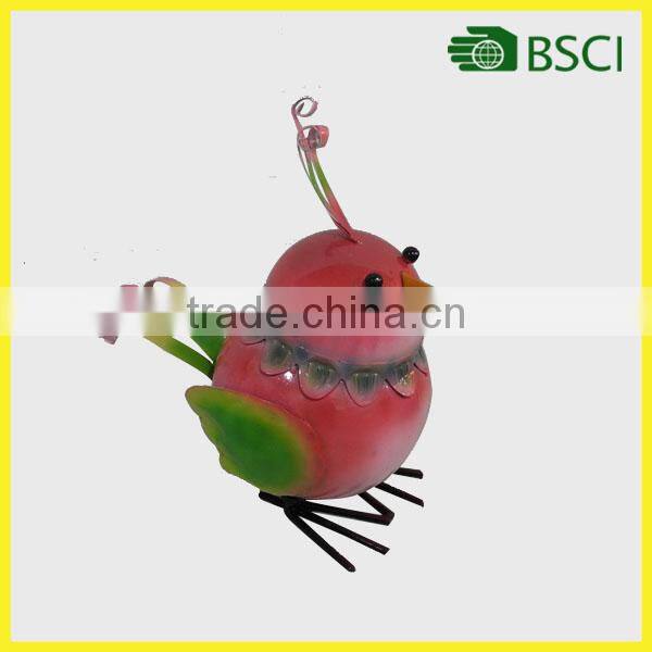 China Suppliers Cute Metal Bird Garden Decoration Metal Home Art