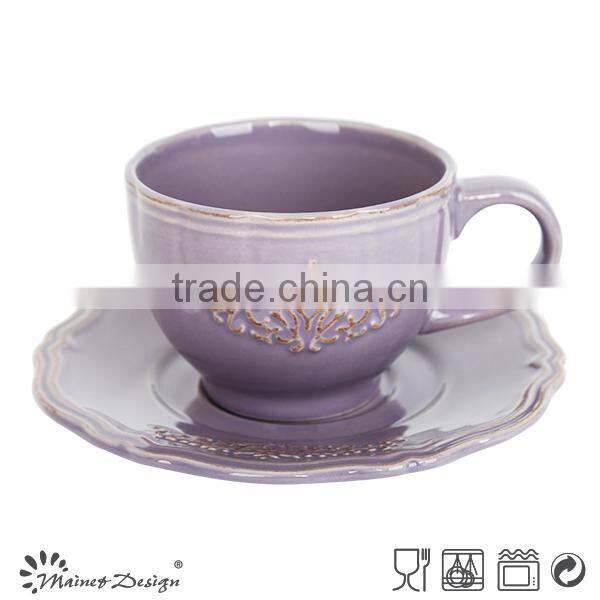Hot selling products wholesale cup and saucer, turkish coffee set, Sales promotion porcelain tea cups and saucers