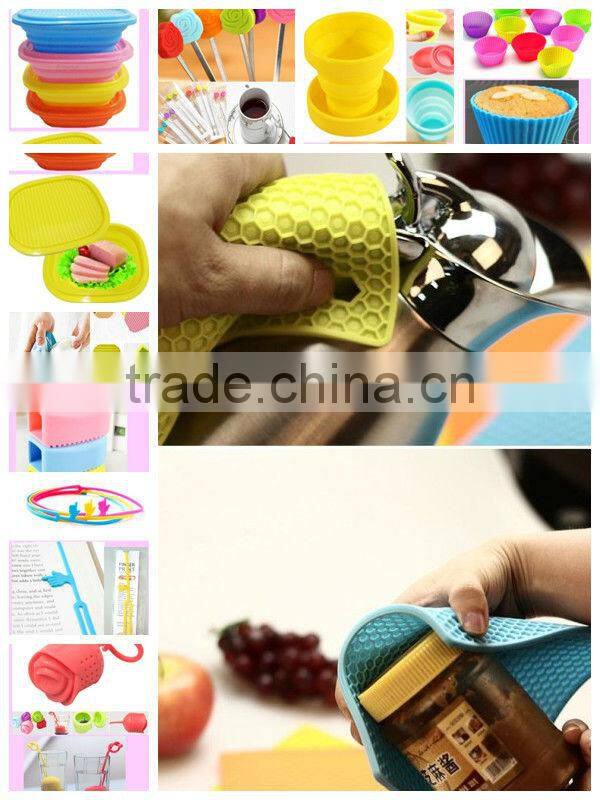 Promotional silicone foldable box,food box