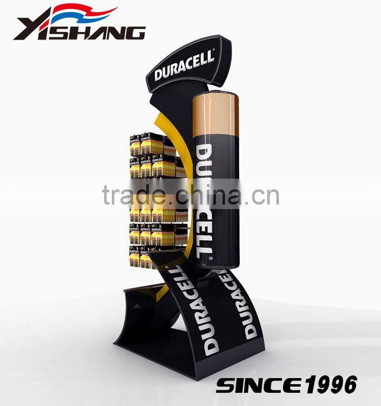 Modern 4 tiers free standing dog food display rack