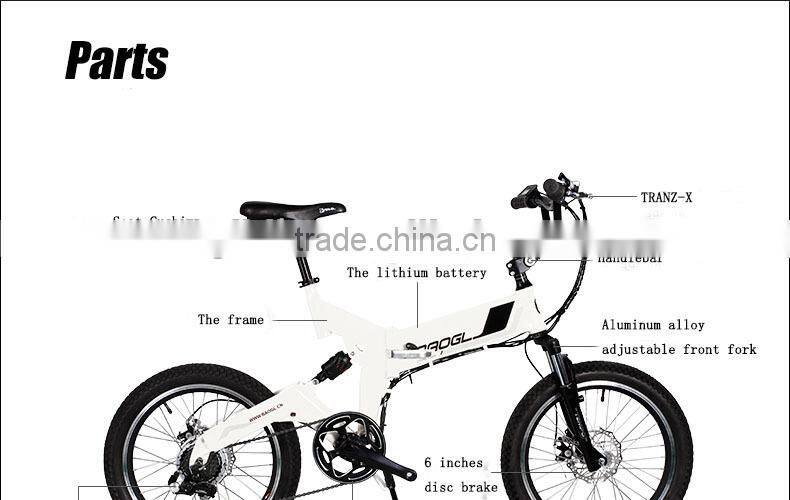 20 inch electric mountain folding bicycle made in Zhejiang