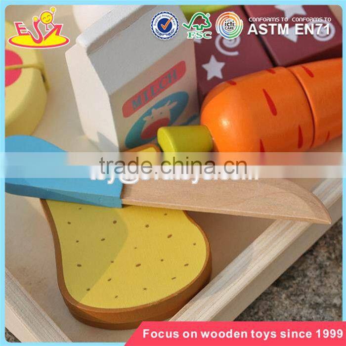 wholesale preschool food set toys wooden kids play food new design wooden kids play food W10B184