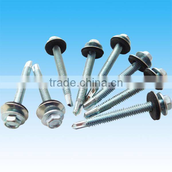 Galvanized Hex Head washer Self-drilling roofing Screws