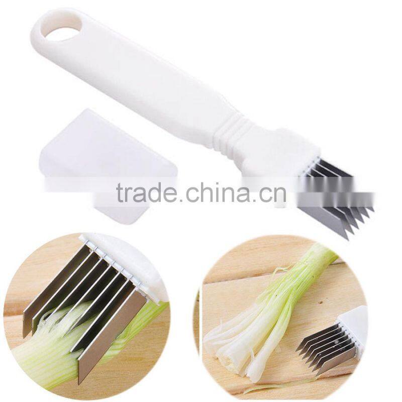 Kitchen Tools Cutter Stainless Steel Vegetable Food Garlic Onion Slicer