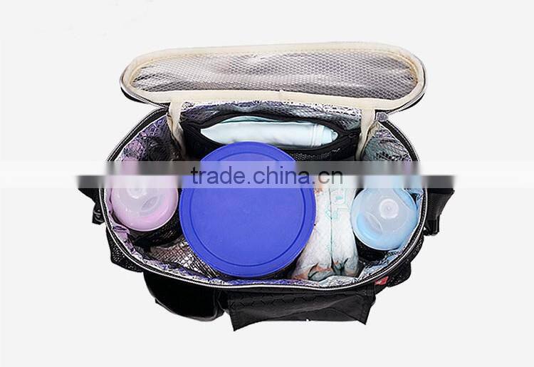 Convenience carring hanging cooler bag for babg stroller