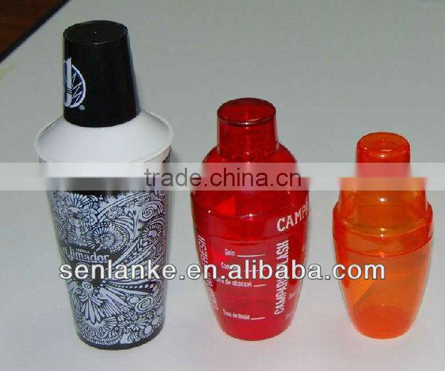 plastic shaker, shaker cup,Plastic Wine Cocktail Shaker Cup