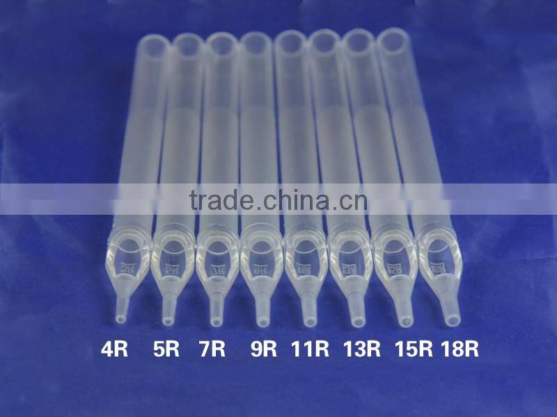 Sterile Disposable Long Tattoo Tip tube nozzle RT VT DT FT Round
