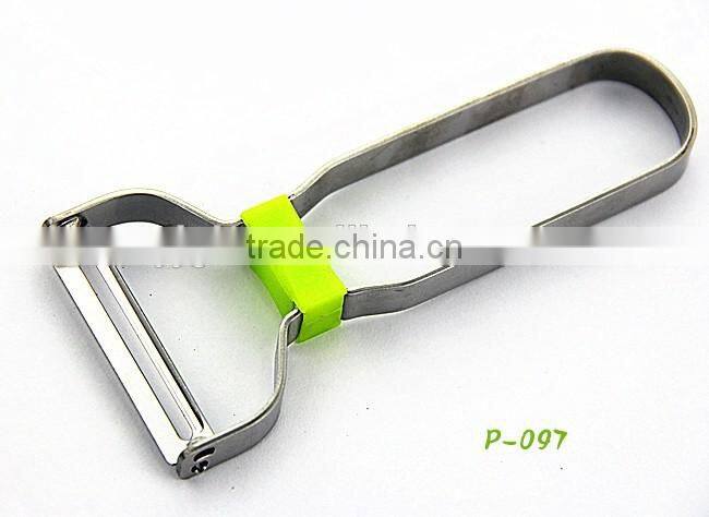 P097 new design swiss peeler hot sale stainless steel vegetable slicer