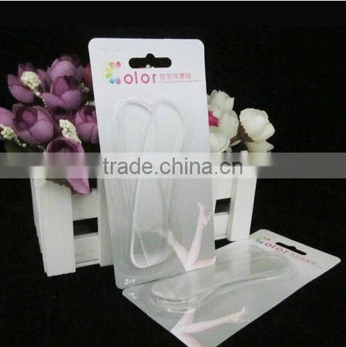 Lady comfortable silicon soft heel cushion