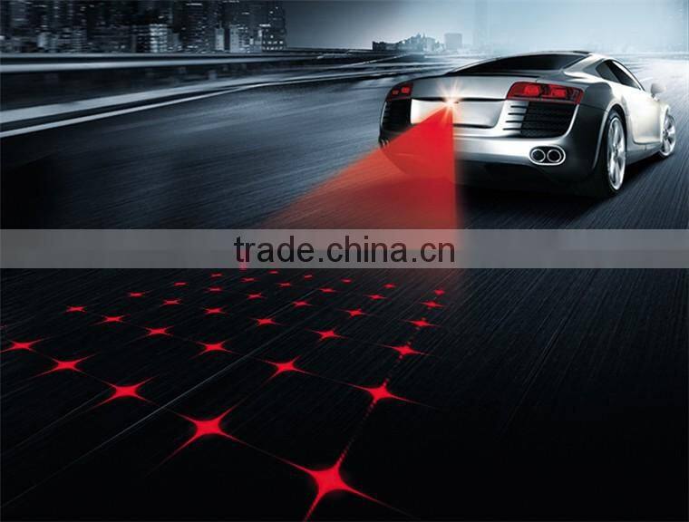 Anti Collision Rear Car Laser Tail 12v led Fog Light Auto Brake Parking Lamp Motorcycle Warning Lights Car Styling Accessories