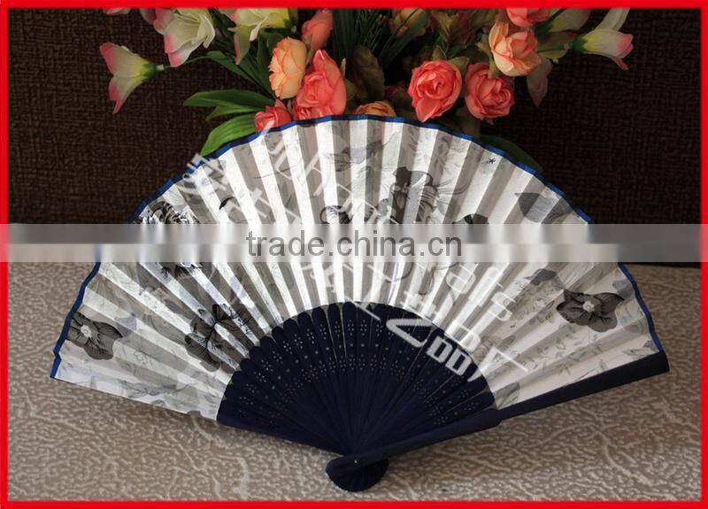 Popular bamboo cloth hand fan