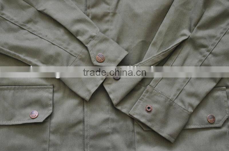 Oliver green heavy duty cotton soldier's trainning TDU suit sets