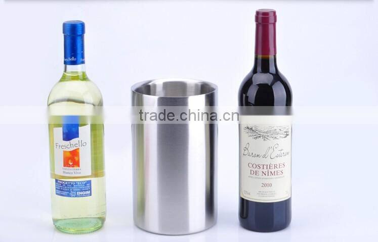 Hot sale restaurant bar accessories stainless steel wine champagne coolder ice bucket
