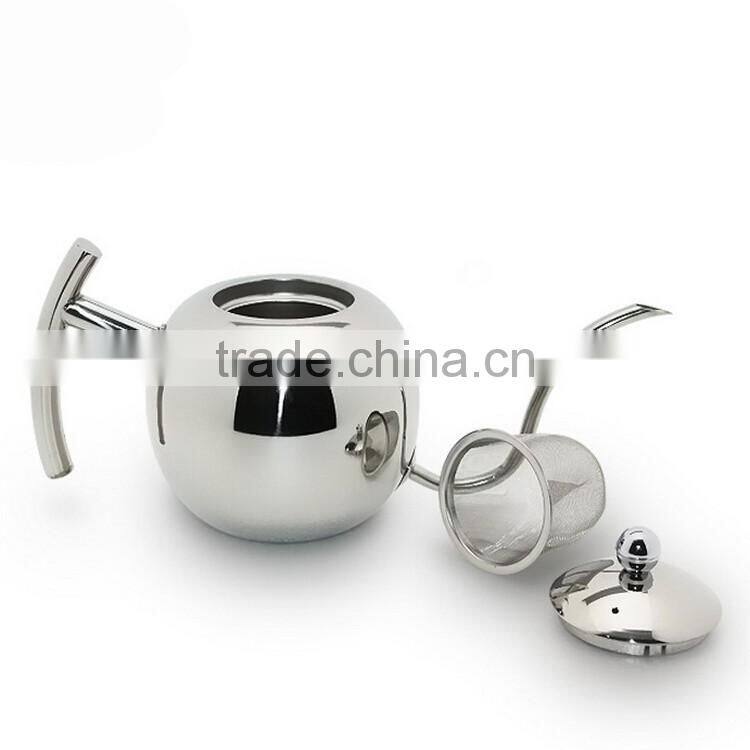 850ml Kitchen appliance Stainless steel tea pot / coffee drip kettle/ tea kettle