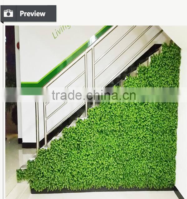 Indoor artificial climbing wall green plants artificial wall