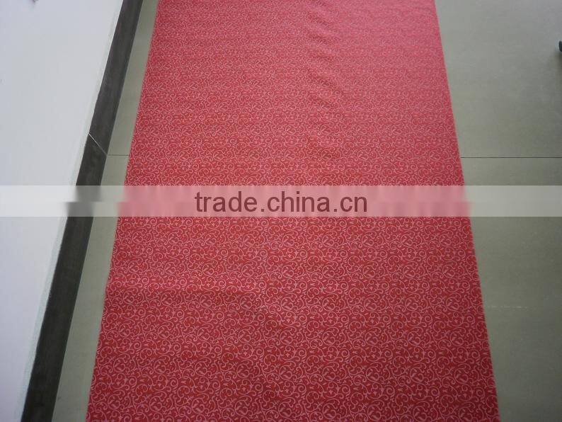 high quality decorative white wedding runner/wedding carpet/mat exhibition carpet