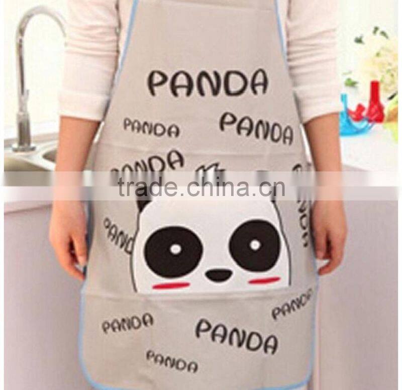 high quality personalized logo custom baker cotton denim apron with nylon strap