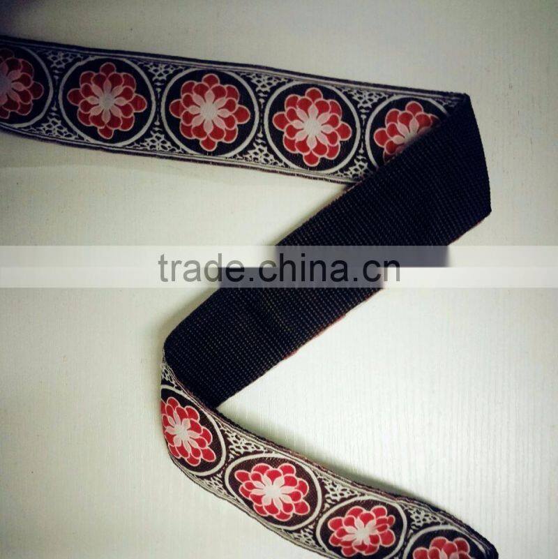 2016 Custom high quality cheap Jacquard Ribbon