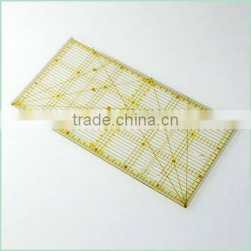 Kearing pro square ruler template 16cm*16cm acrylic patchwork quiting rulers with diagonal line for sewing# KPR1616