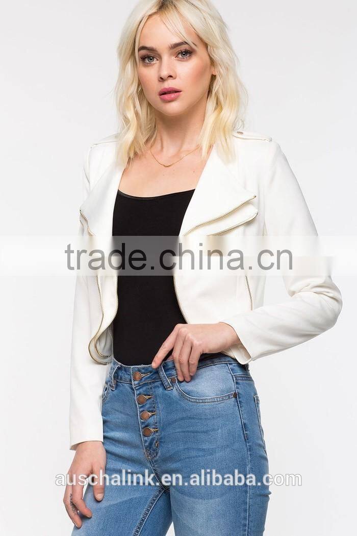 OEM service new design custom woman sexy layed jacket