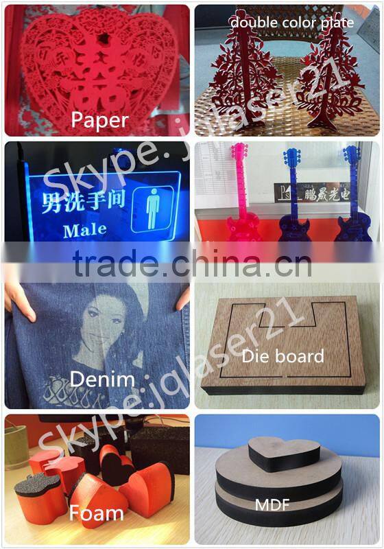 wood acrylic plexiglax laser cutting engraving machine