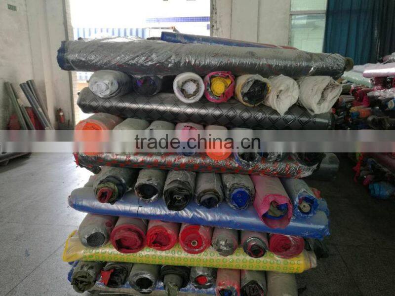PVC Coated Polyester Stock lot Oxford Fabric Stock For School bags