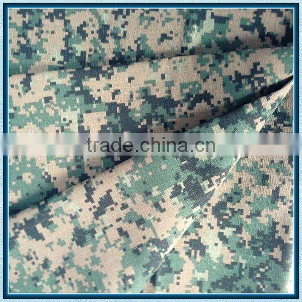 Cheap camouflage cvc fabric/Printed fabric for military uniform/tent/bag