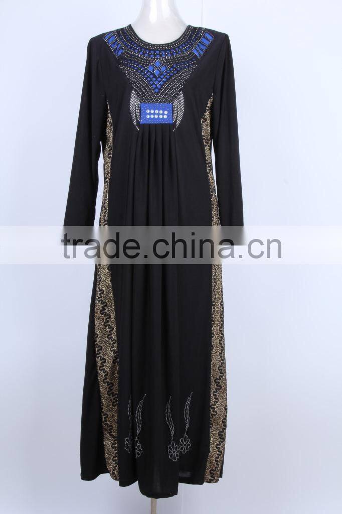 GZY wholesle cheap long maxi Muslim styles of dresses