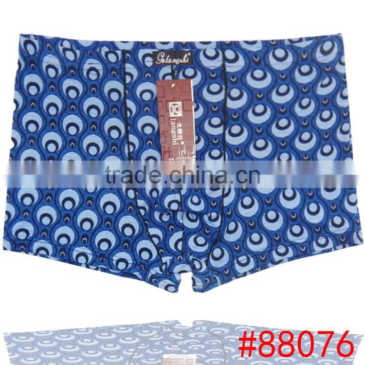 Wholesale high quaily men funny bamboo fiber men boxer briefs fancy men underwear