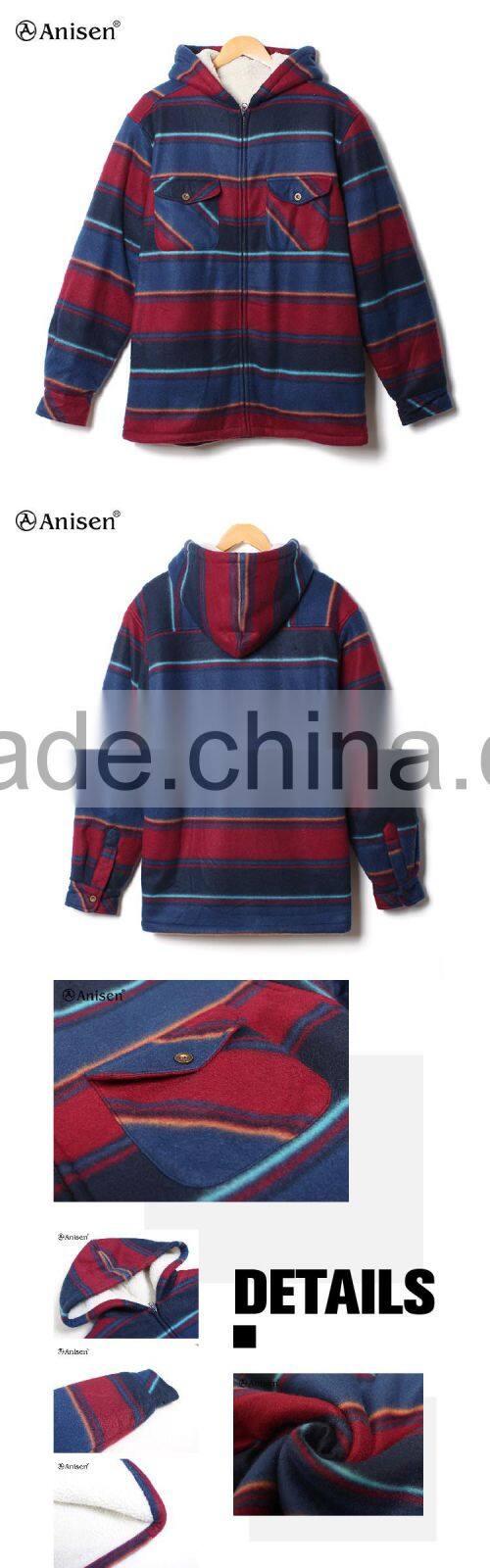 2017 oem service factory alibaba stock price wool plaids men coat