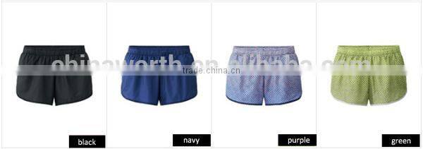 cool and casual top selling quick dry breathable running shorts