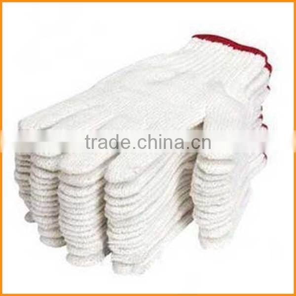 Labor knitted rough yarn cotton gloves for hands protection