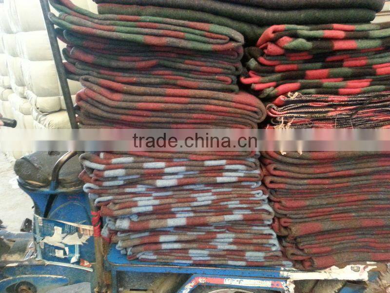 striped colorful blanket