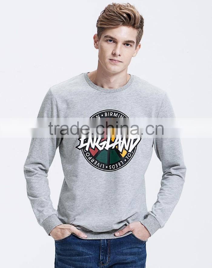 Pullover stylish printed mens sweatshirt