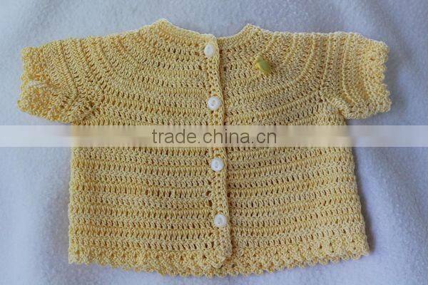 Crochet Knit Baby Sweater