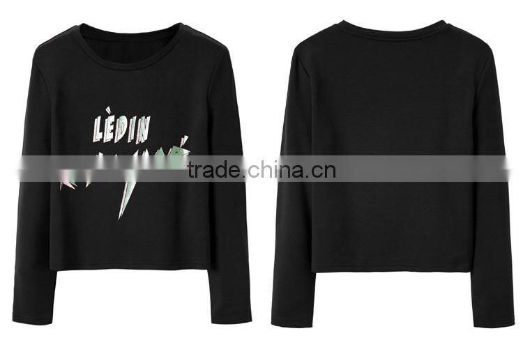 Custom thin cotton t shirt design wholesale t-shirts crop top women