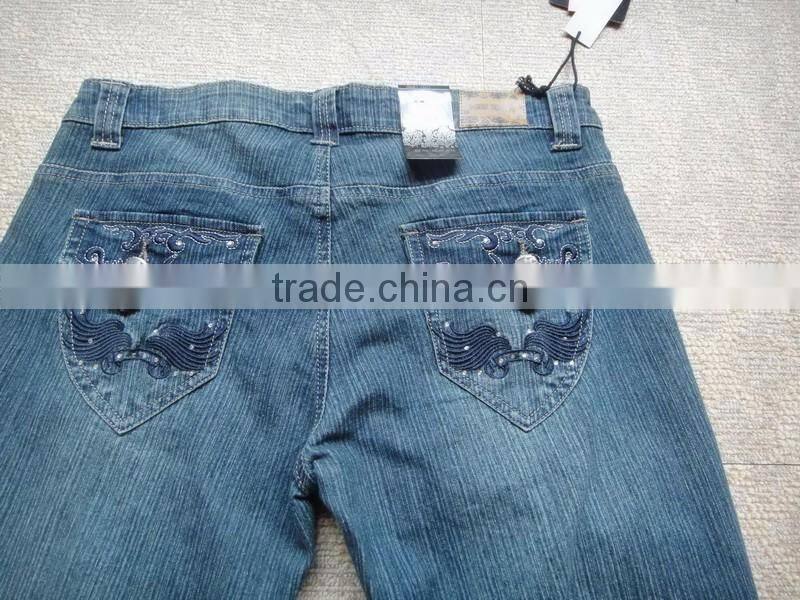 New style fashion oem ladies jeans trousers wholesale top design ripped denim jeans pants pent for women