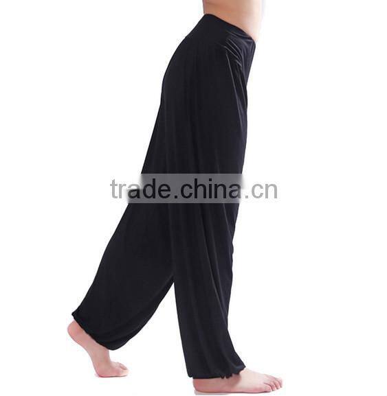 OEM bulking buy closed bottom polyester/cotton yarn custom women yoga pants wholesale
