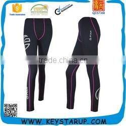 High Stretch Black Nylon Spandex Women Yoga Pants Girl Sports Suits