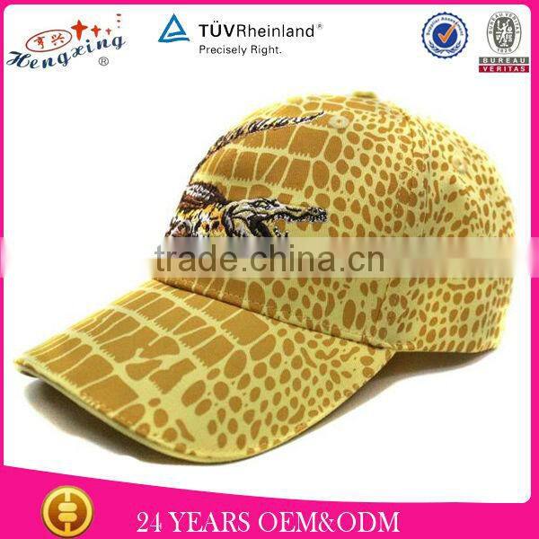 Cheap Crocodile Pattern Wholesale Baseball Cap Hats