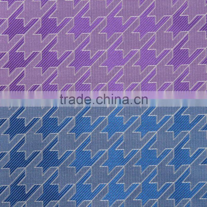 Classics woven houndstooth polyester custom fabric