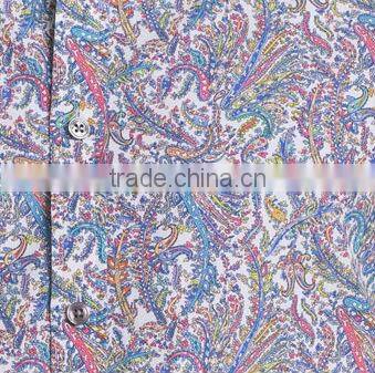 Good quality cotton fancy printed shirt design