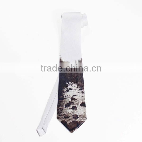 silk tie men's real silk jacquard printing