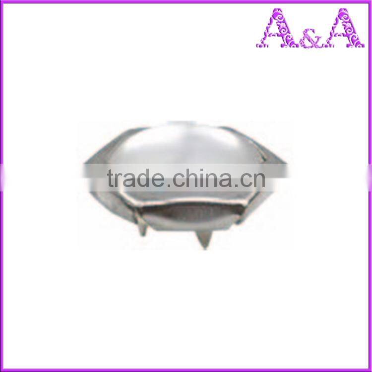 PRB6397a silver metal ring snap button