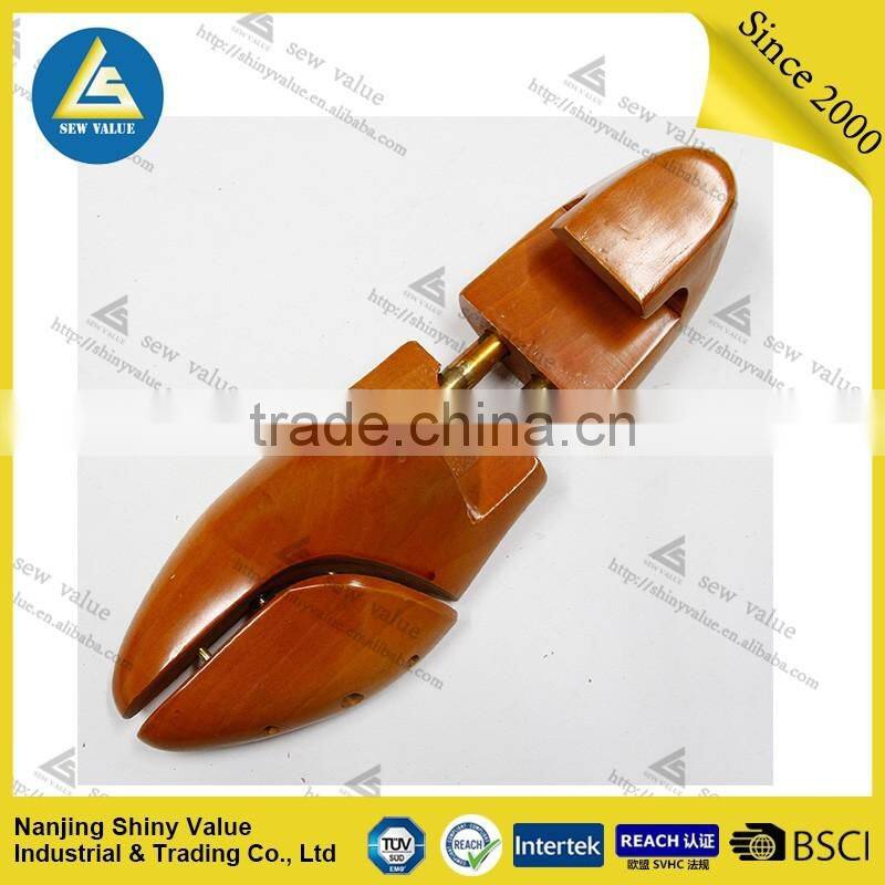 Shoe tree and shoe lasts accessories wooden material panited adjustable shoe tree