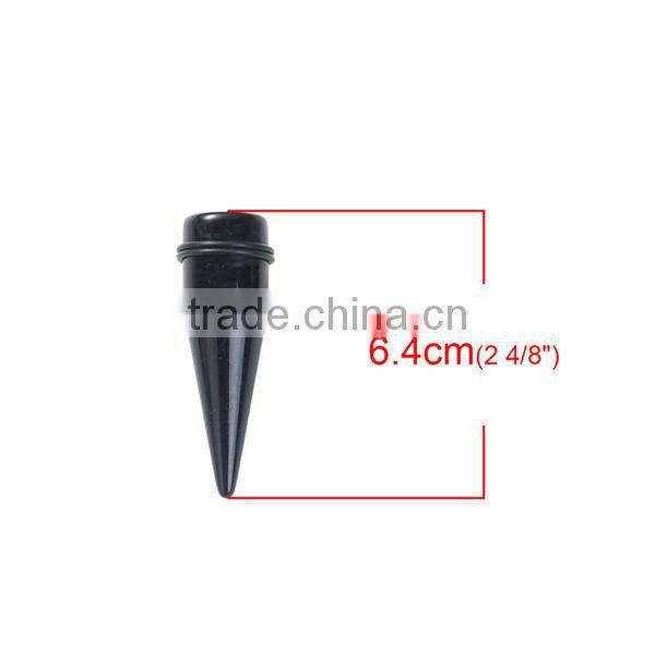18mm Acrylic Ear Stretcher Expander Tapers Black Ear Expander Ear Tapers